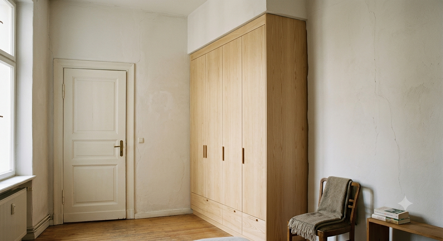Einbauschrank aus Eiche