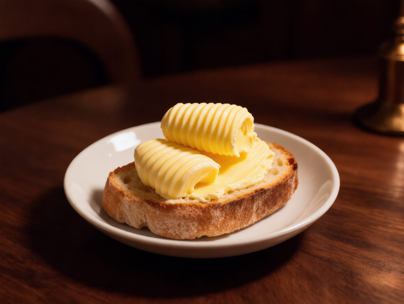 Sauerteigbrot mit Butter